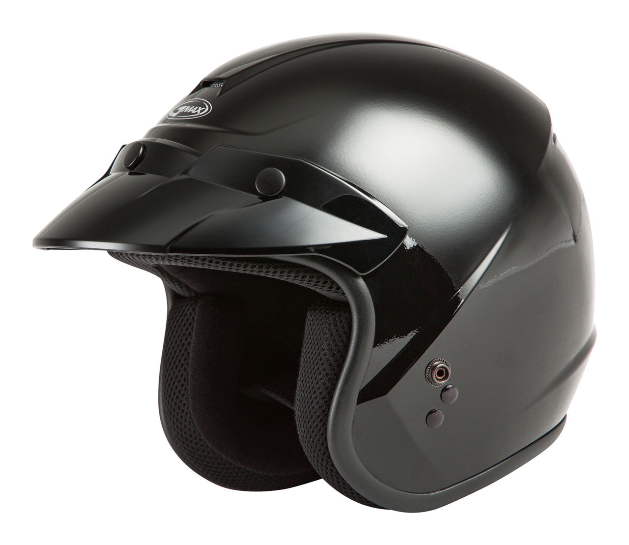 YOUTH OF-2 OPEN FACE HELMET (Black) | GMAX
