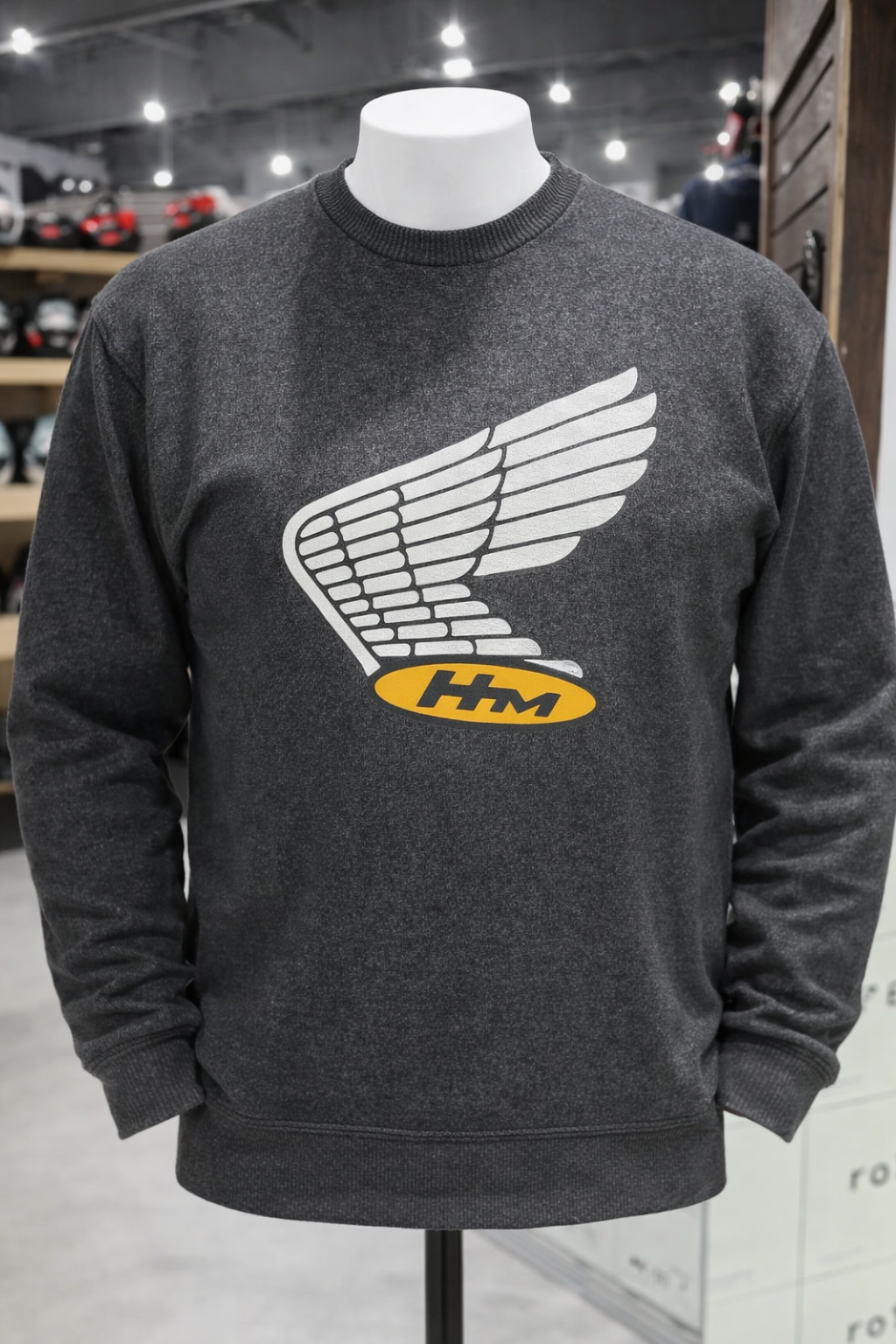 VINTAGE HONDA CREWNECK (Black) | TNT