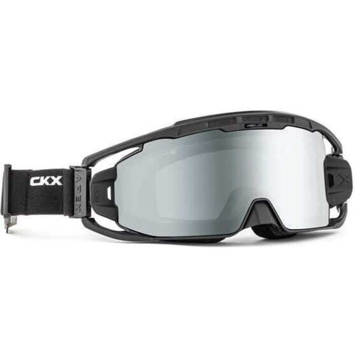 APEX GOGGLES (MATTE BLACK-SILVER MIRROR DOUBLE LENS) | CKX