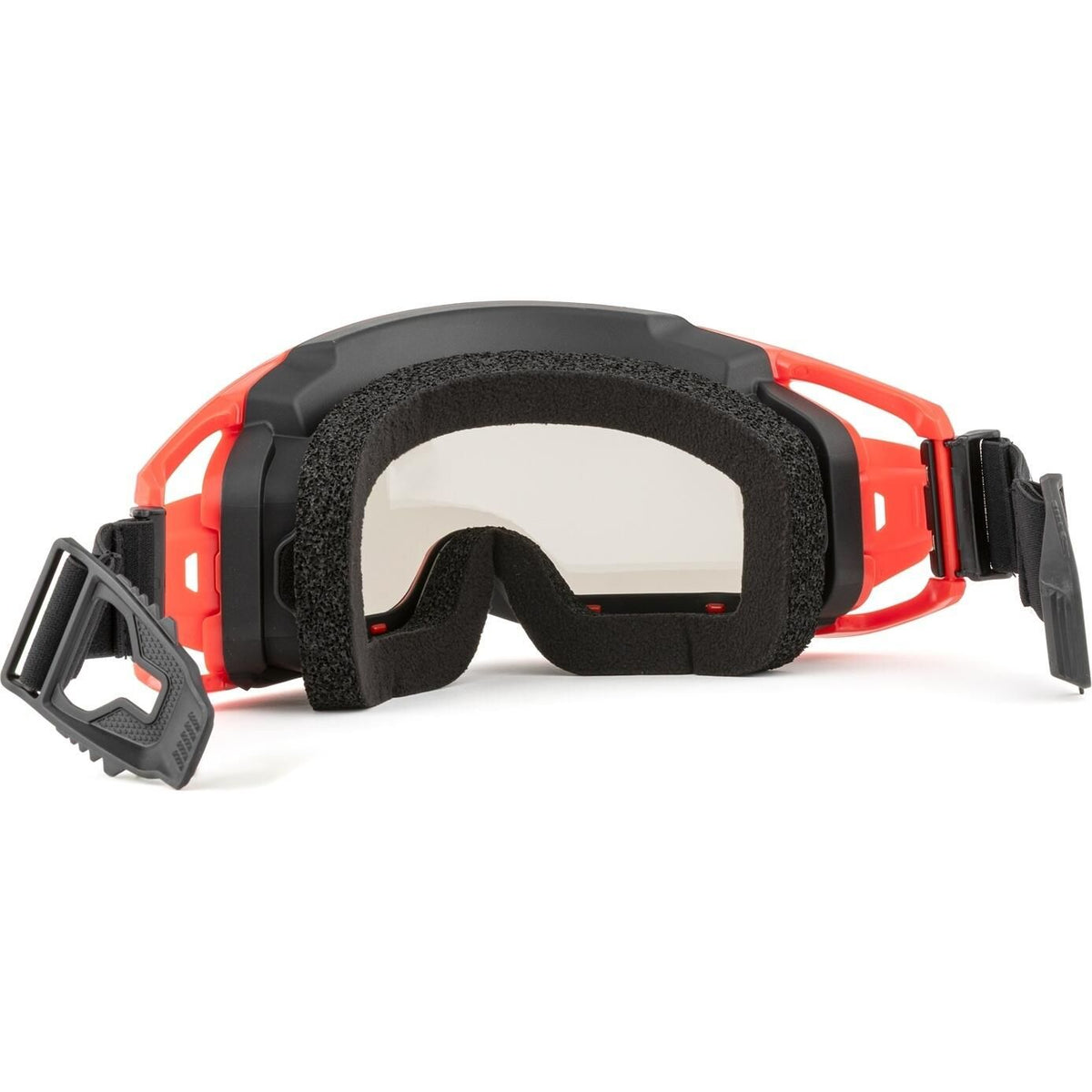 APEX GOGGLES (BLACK/RED-REVO SILVER MIRROR/SMOKE DOUBLE LENS) | CKX