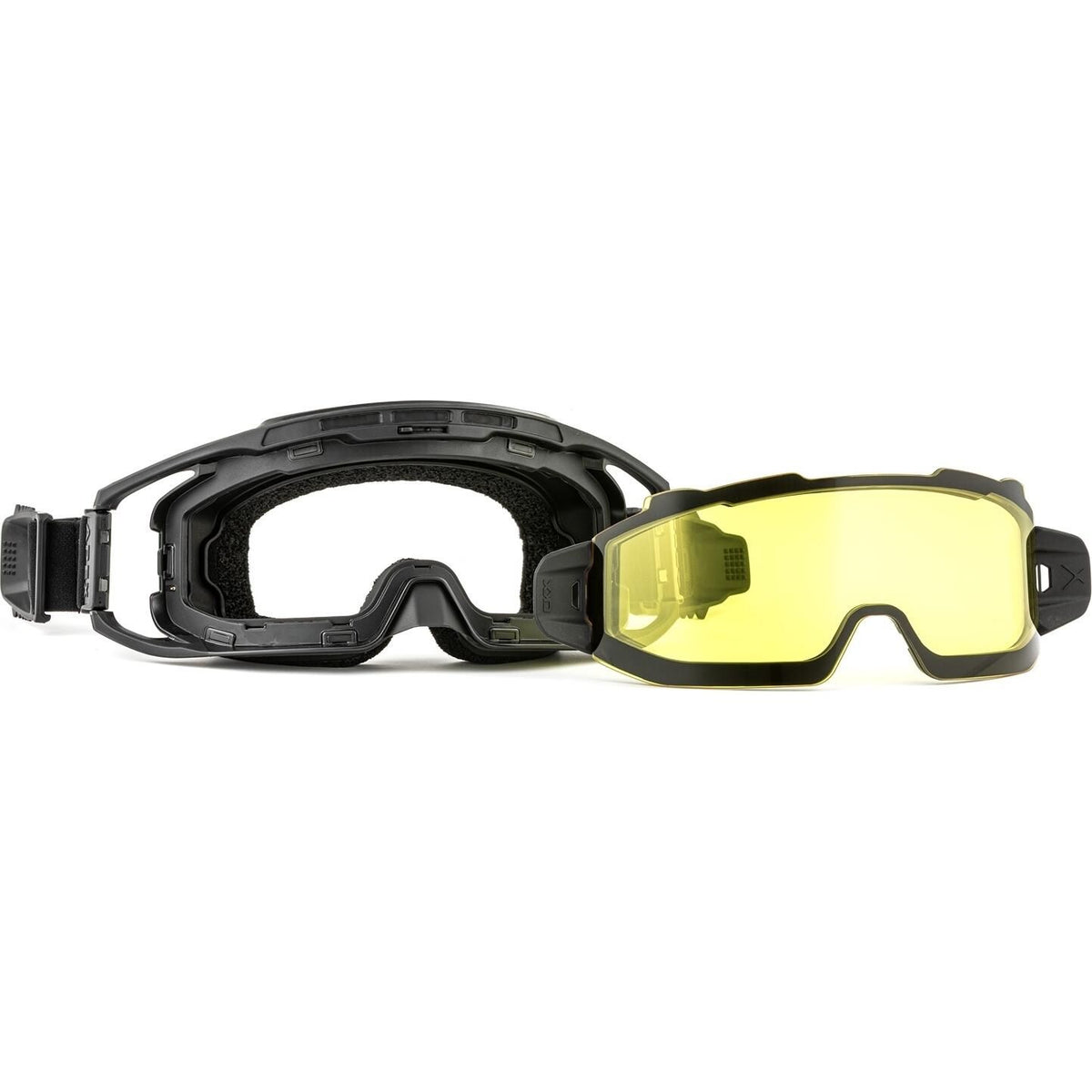 APEX GOGGLES (MATTE BLACK-YELLOW DOUBLE LENS) | CKX