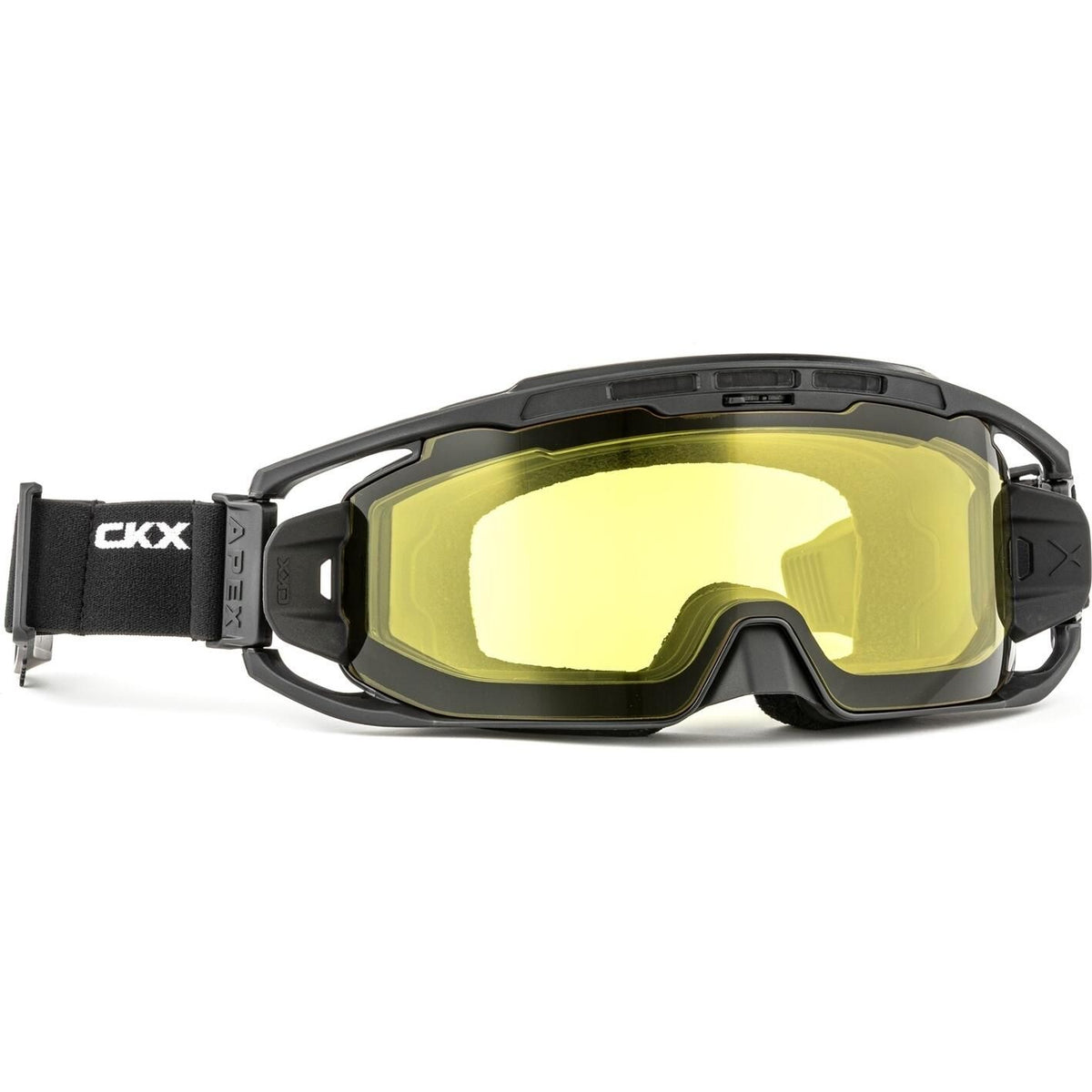 APEX GOGGLES (MATTE BLACK-YELLOW DOUBLE LENS) | CKX