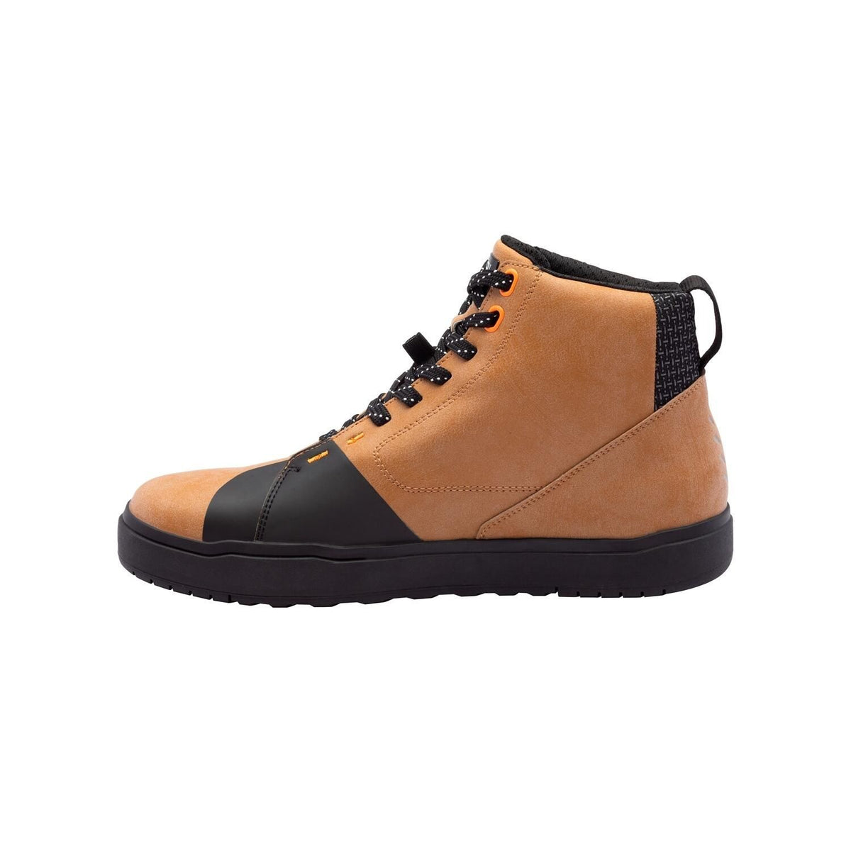 ARX WP RIDING BOOTS (Black/Brown) | SIDI side view of waterproof urban shoes designed for comfort and protection.