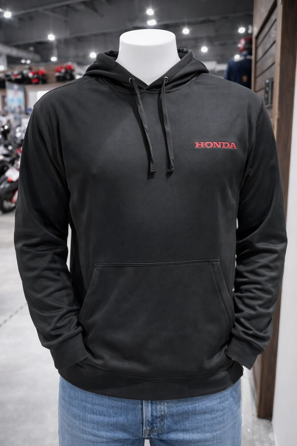 LIGHTWEIGHT HONDA HOODIE (Black) | TNT