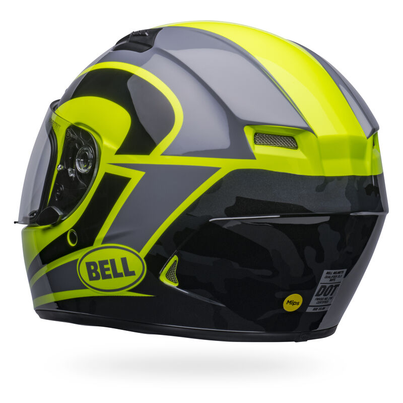 QUALIFIER DLX MIPS BLITZ (Hi-Viz/Black Camo) | BELL