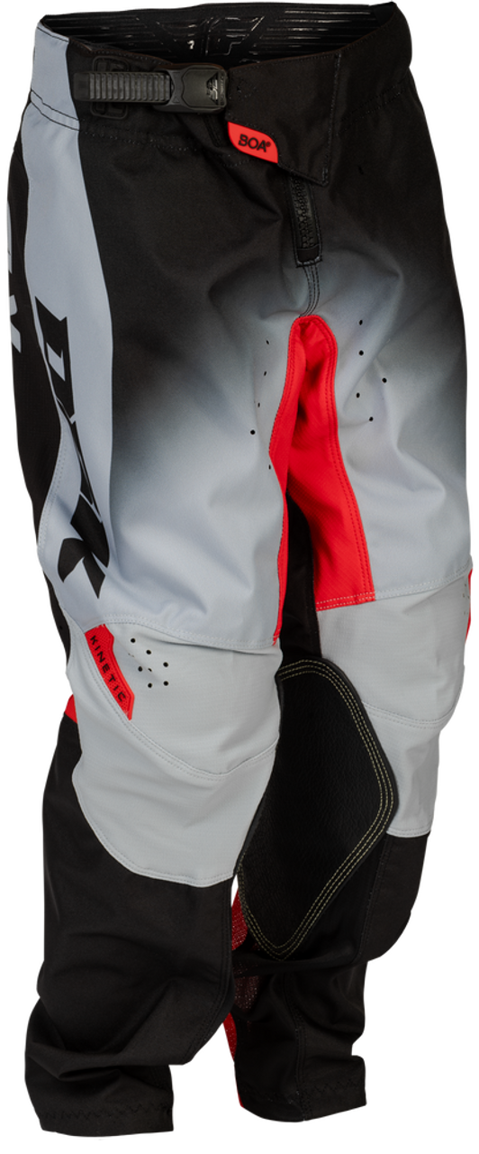 YOUTH KINETIC DBK PANTS (Black/Grey/Red) | FLY RACING