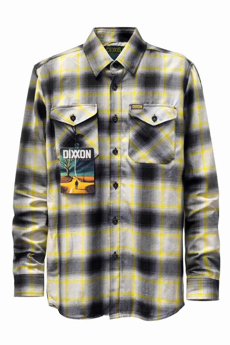 YOUTH CROSSROAD FLANNEL (Black/Yellow) | DIXXON