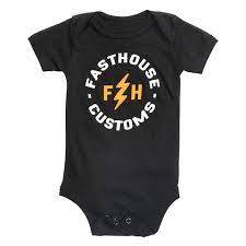 INFANT EASY RIDER ONESIE (Black) | Fasthouse