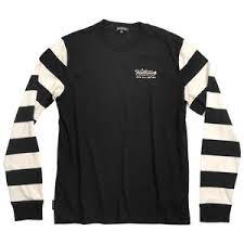 YOUTH JAILBREAK STRIPE LONG SLEEVE SHIRT (Black) | Fasthouse