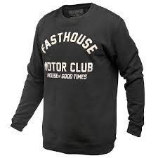 MENS BRIGADE CREW NECK PULLOVER (Black) | Fasthouse