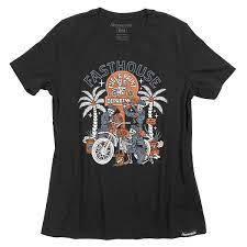 WOMENS MACABRE TEE (Black mineral wash) | Fasthouse