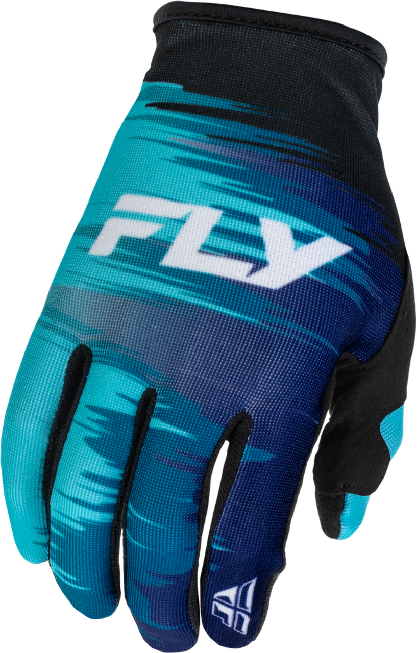 WOMEN'S LITE MX GLOVES (Aqua/Navy/White) | FLY RACING