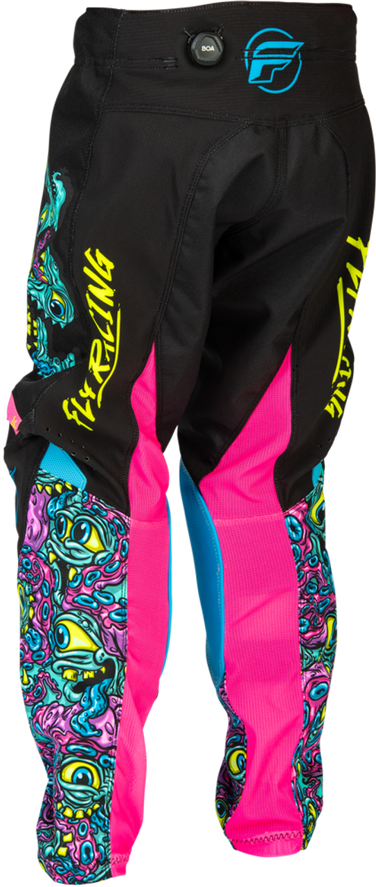 YOUTH KINETIC PANT MUTANT BLACK | FLY RACING