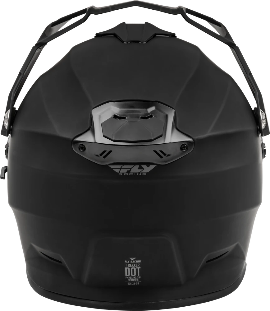 TREKKER SOLID DUAL SPORT HELMET (Matte Black) | FLY RACING