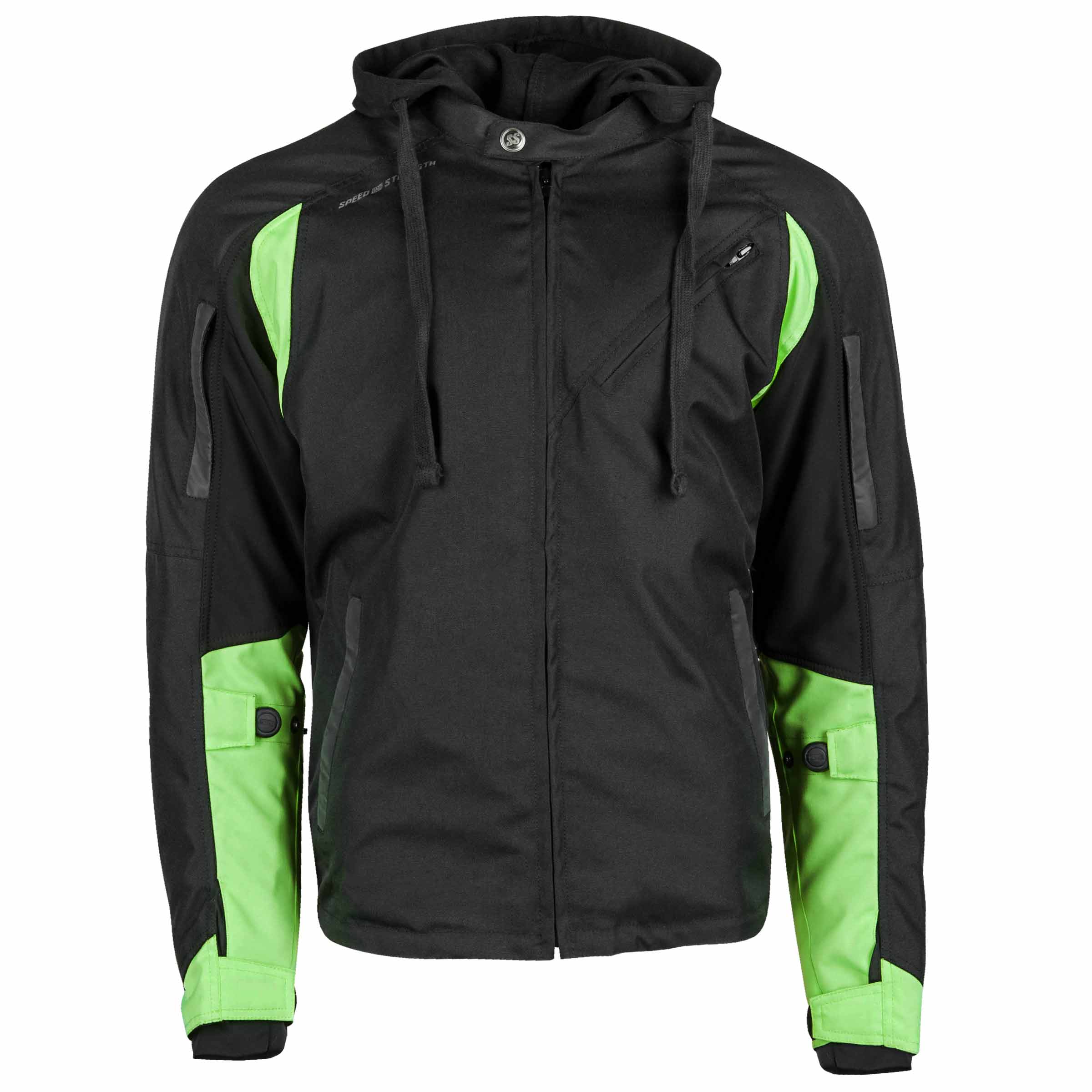 FAST FORWARD TEXTILE JACKET (Hi-Vis/Black) | Speed and Strength