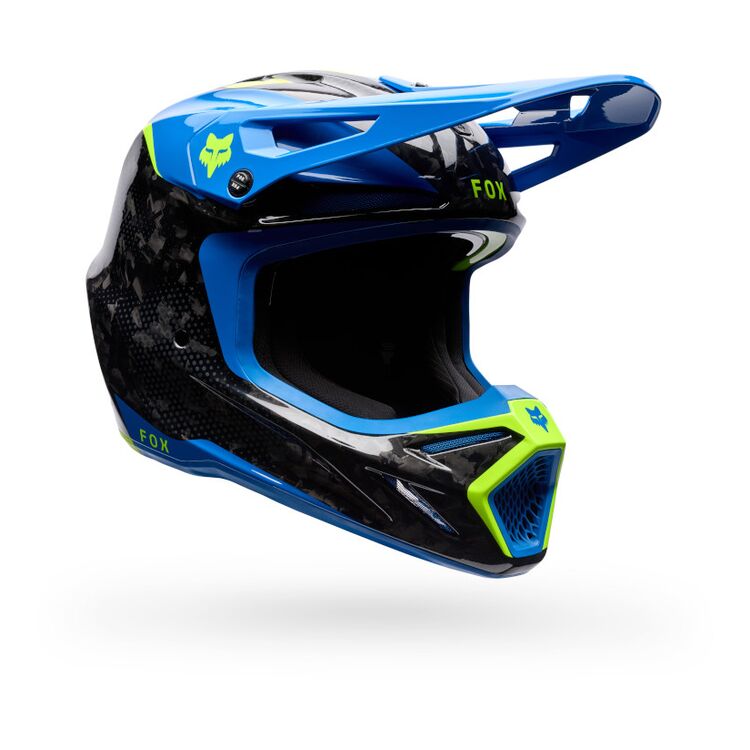 V3 RS TACTILE HELMET (Blu Jwl) | Fox Racing