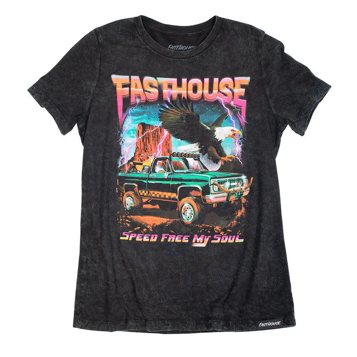 WOMENS FREEDOM TEE (Black) | Fasthouse