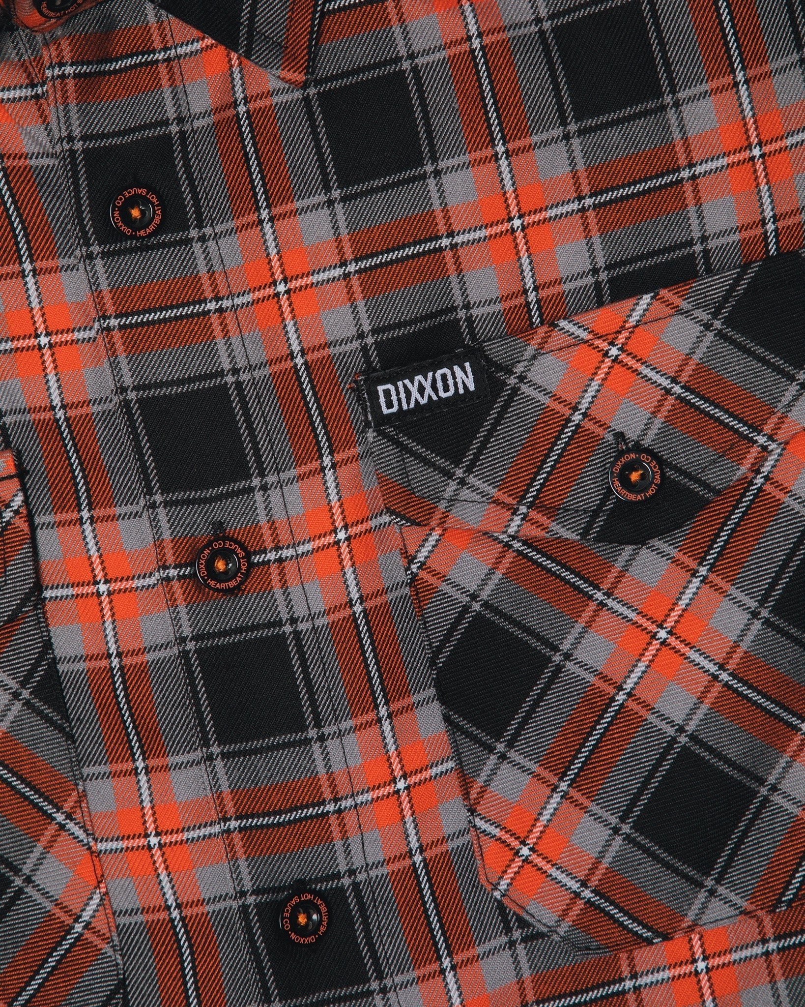 HEARTBEAT HOT SAUCE FLANNEL | Dixxon