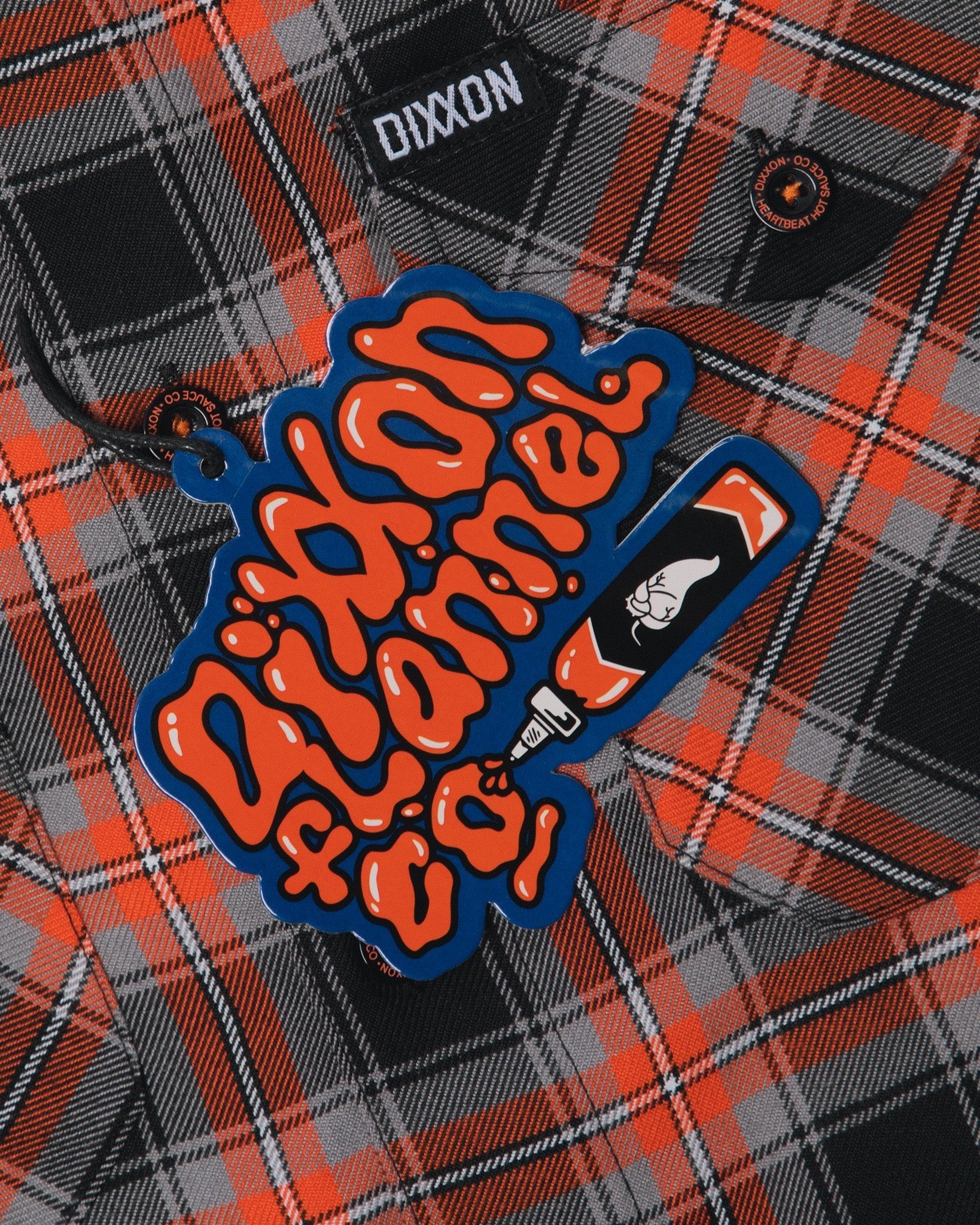 HEARTBEAT HOT SAUCE FLANNEL | Dixxon