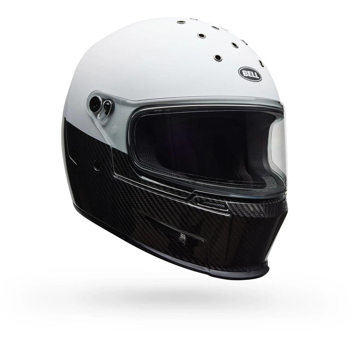 ELIMINATOR CARBON HELMET (Diverge Matte/Gloss White/Black) | BELL