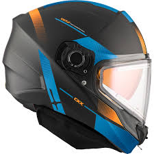 CONTACT EDL EDGE HELMET (MATTE BLUE/ORANGE) | CKX