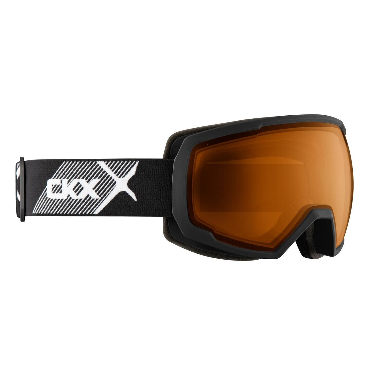 LEOPARD GOGGLES (MATTE BLACK-DOUBLE AMBER LENS) | CKX