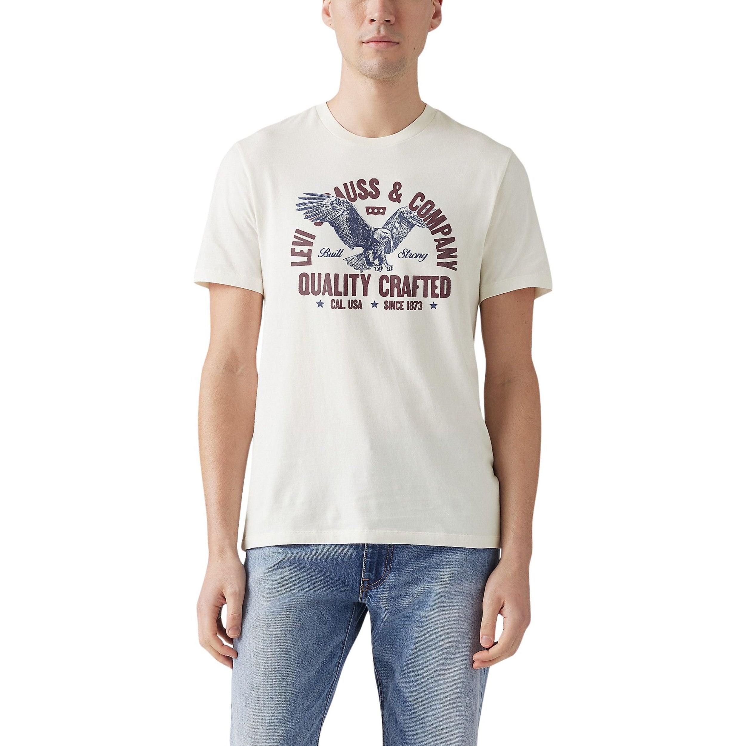 LADIES GRAPHIC CROPPED BOXY TEE (Soaring Denim) | LEVI'S