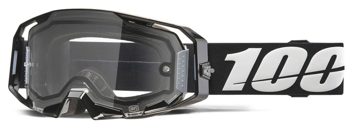 100% ARMATIC ENDURO DUAL PANE GOGGLE | BLACK - CLEAR LENS