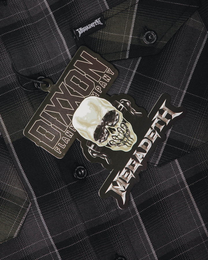 MEN'S MEGADETH FLANNEL | Dixxon