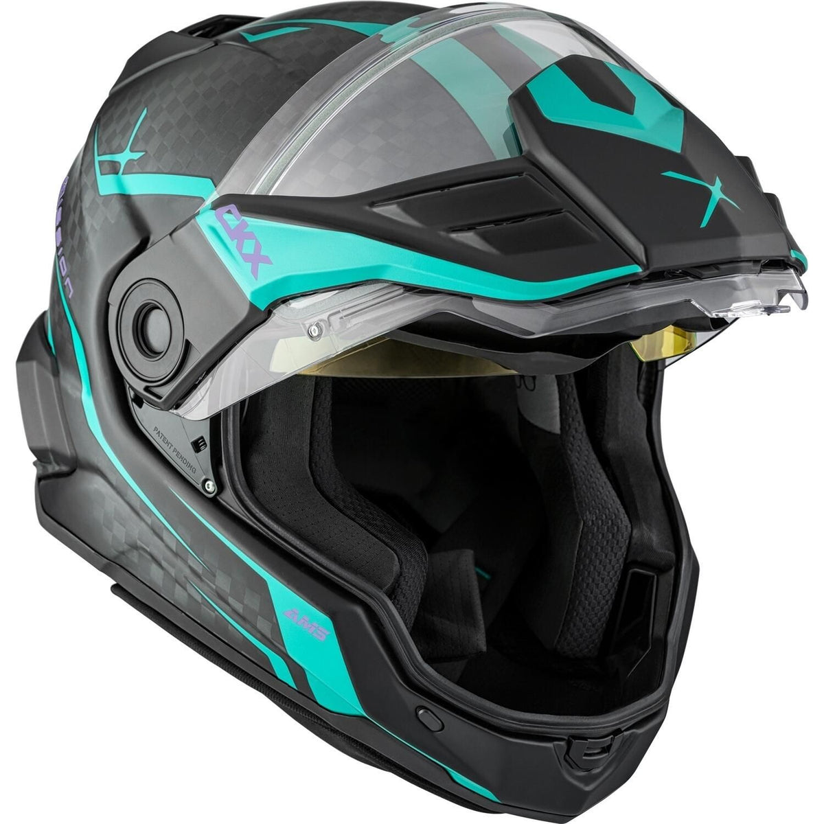 MISSION CARBON EDL FURY HELMET (MATTE TURQUOISE) | CKX