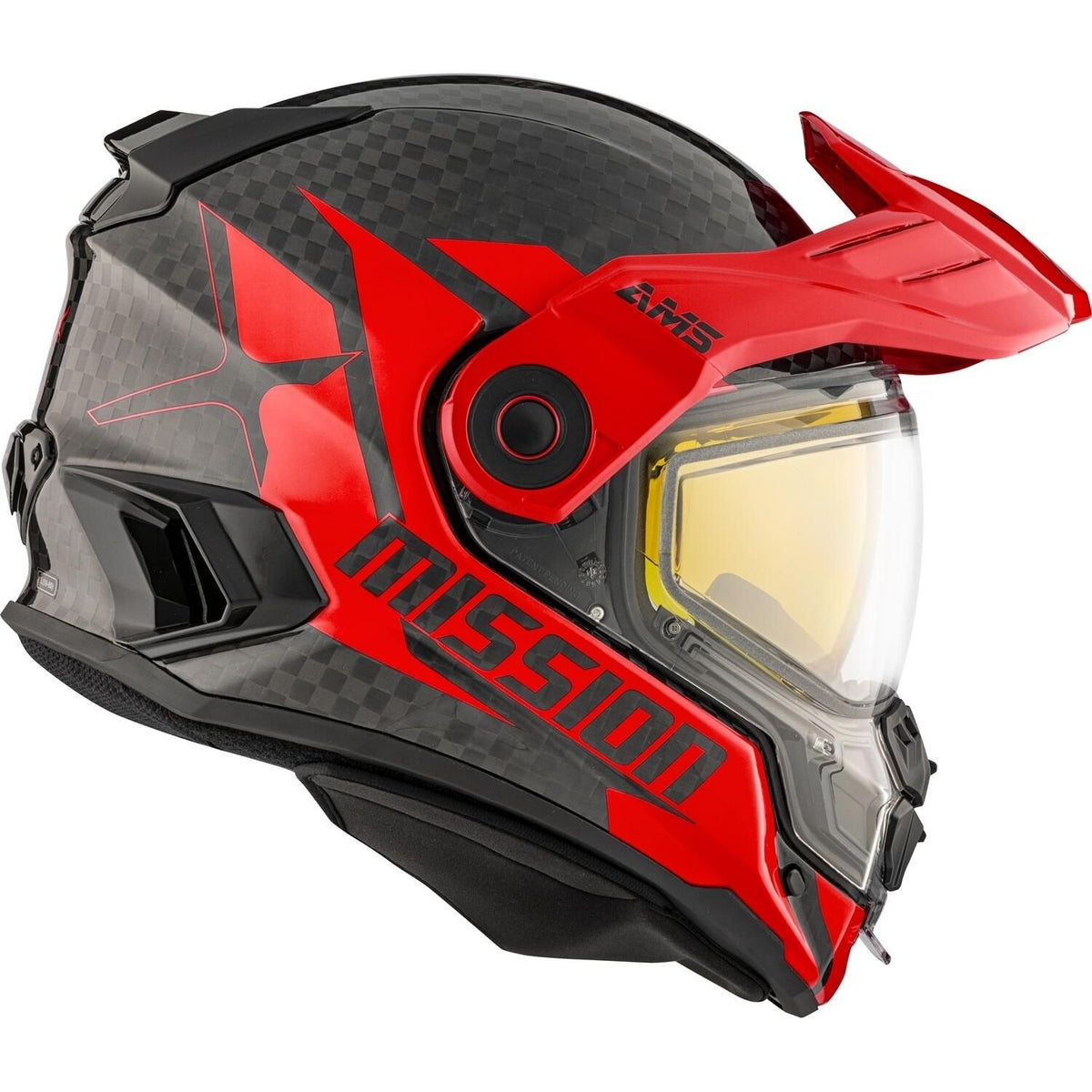 MISSION CARBON DOUBLE LENS ALASKA HELMET (RED) | CKX