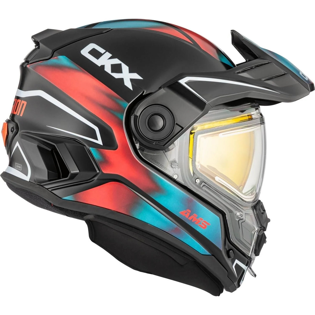 MISSION DL TANIUM HELMET (MATTE ORANGE/TEAL) | CKX