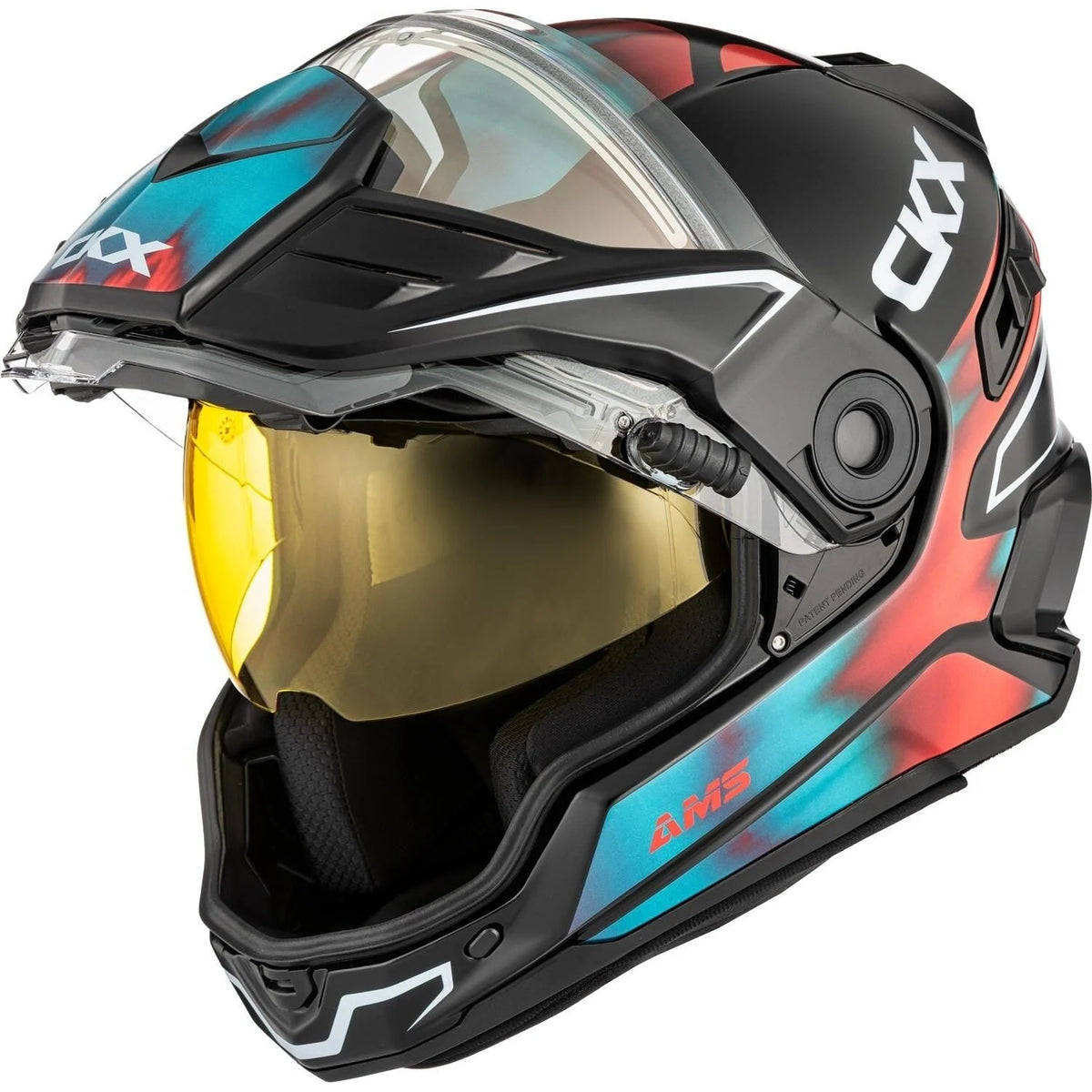 MISSION DL TANIUM HELMET (MATTE ORANGE/TEAL) | CKX