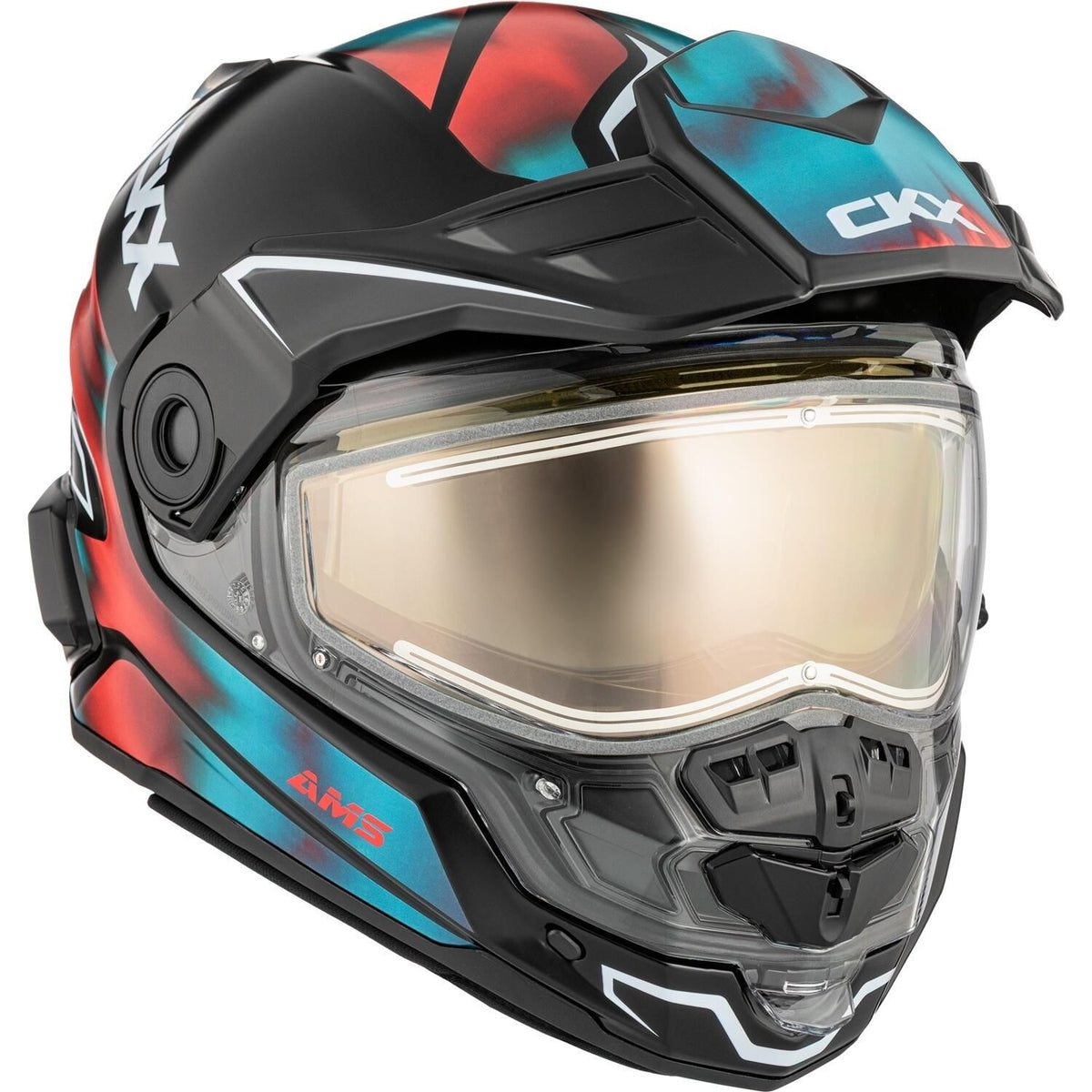 MISSION DL TANIUM HELMET (MATTE ORANGE/TEAL) | CKX