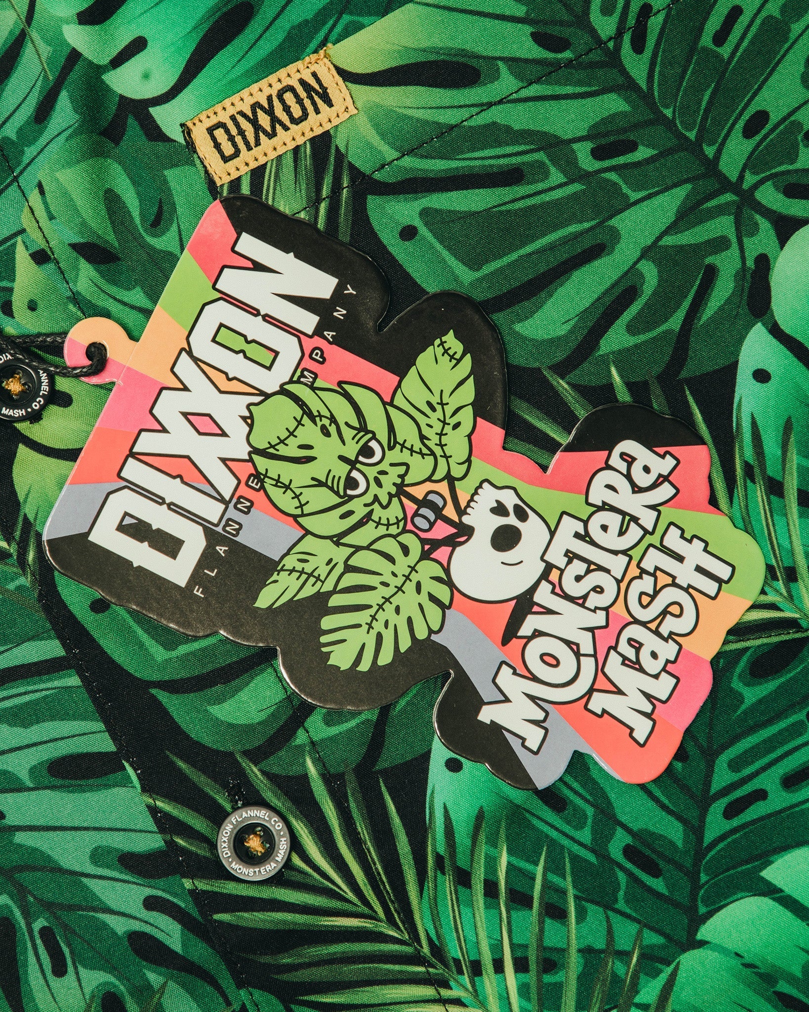 MEN'S MONSTERA MASH PARTY SHIRT | Dixxon