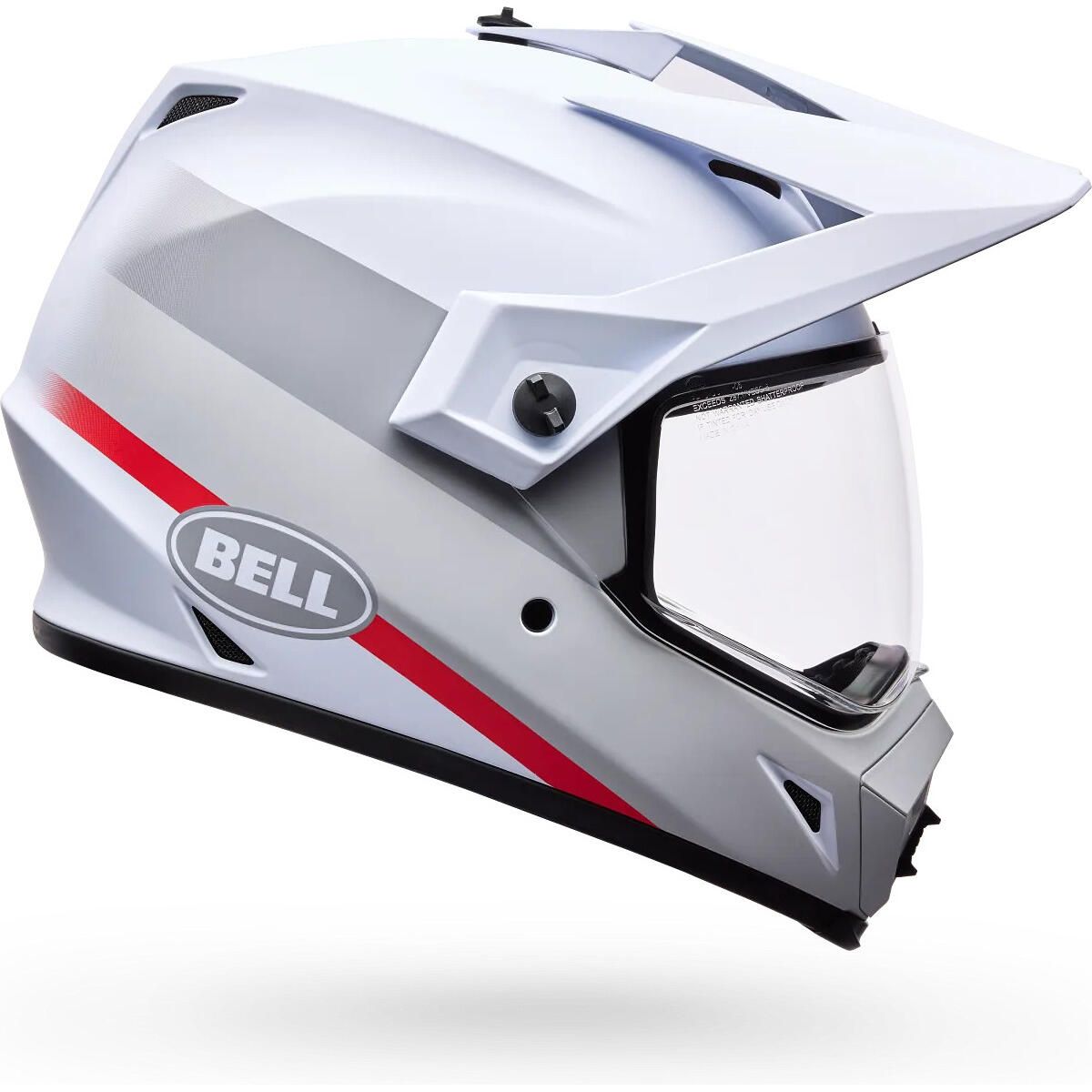 MX-9 ADV MIPS HELMET (White/Red Trail) | BELL