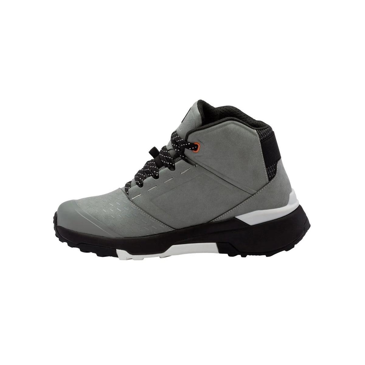 NUCLEUS SUEDE WP RIDING SHOES (Black/Forest) | SIDI side view of black and grey waterproof suede riding shoes
