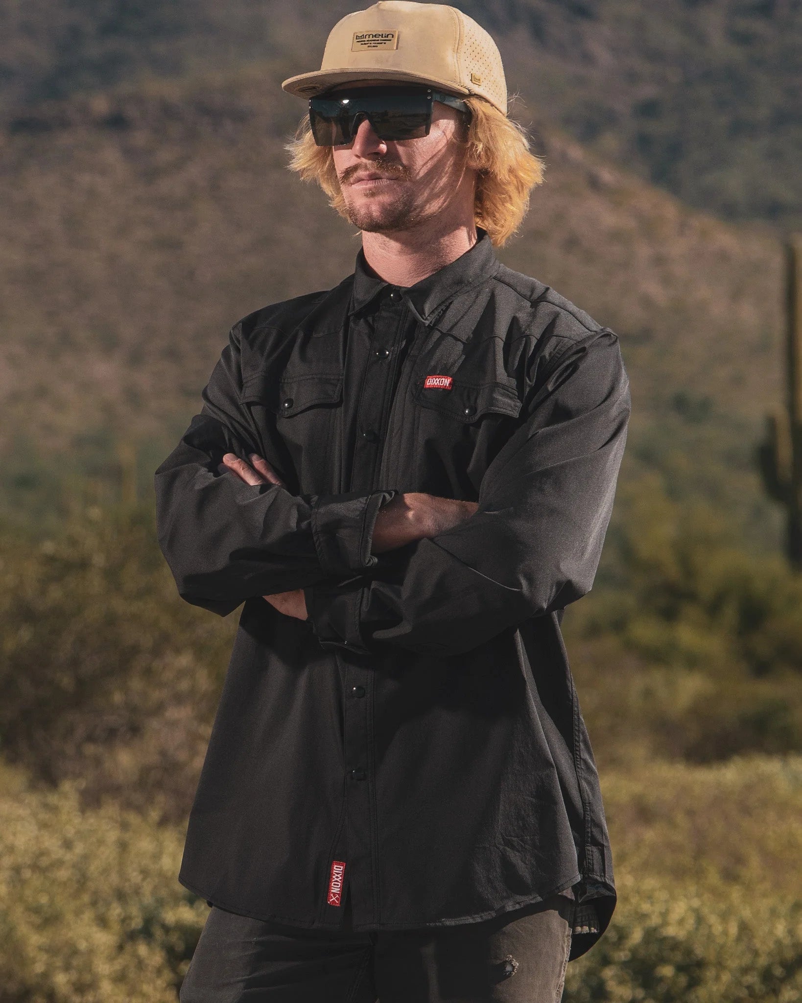 OUTDOORSMAN LONG SLEEVE SHIRT (Black) | DIXXON