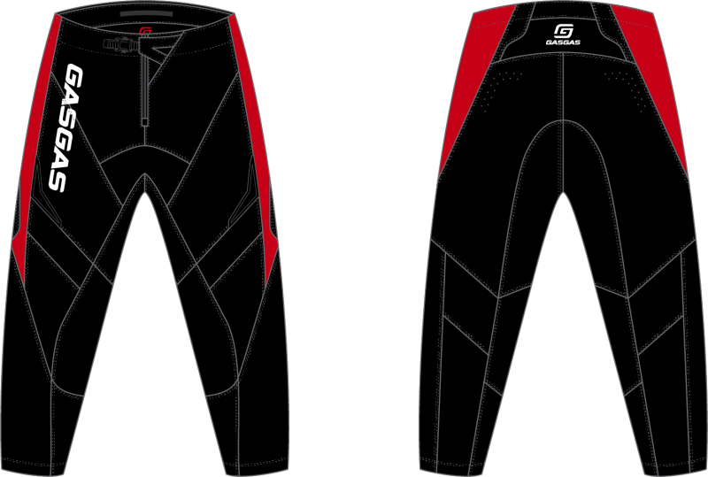 KIDS OFFROAD PANTS (Black/Red) | GasGas