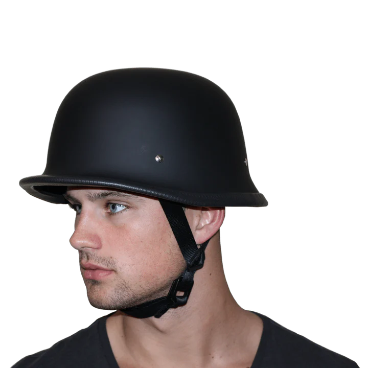 CLASSIC GERMAN HELMET (Matte Black) | Daytona Classic