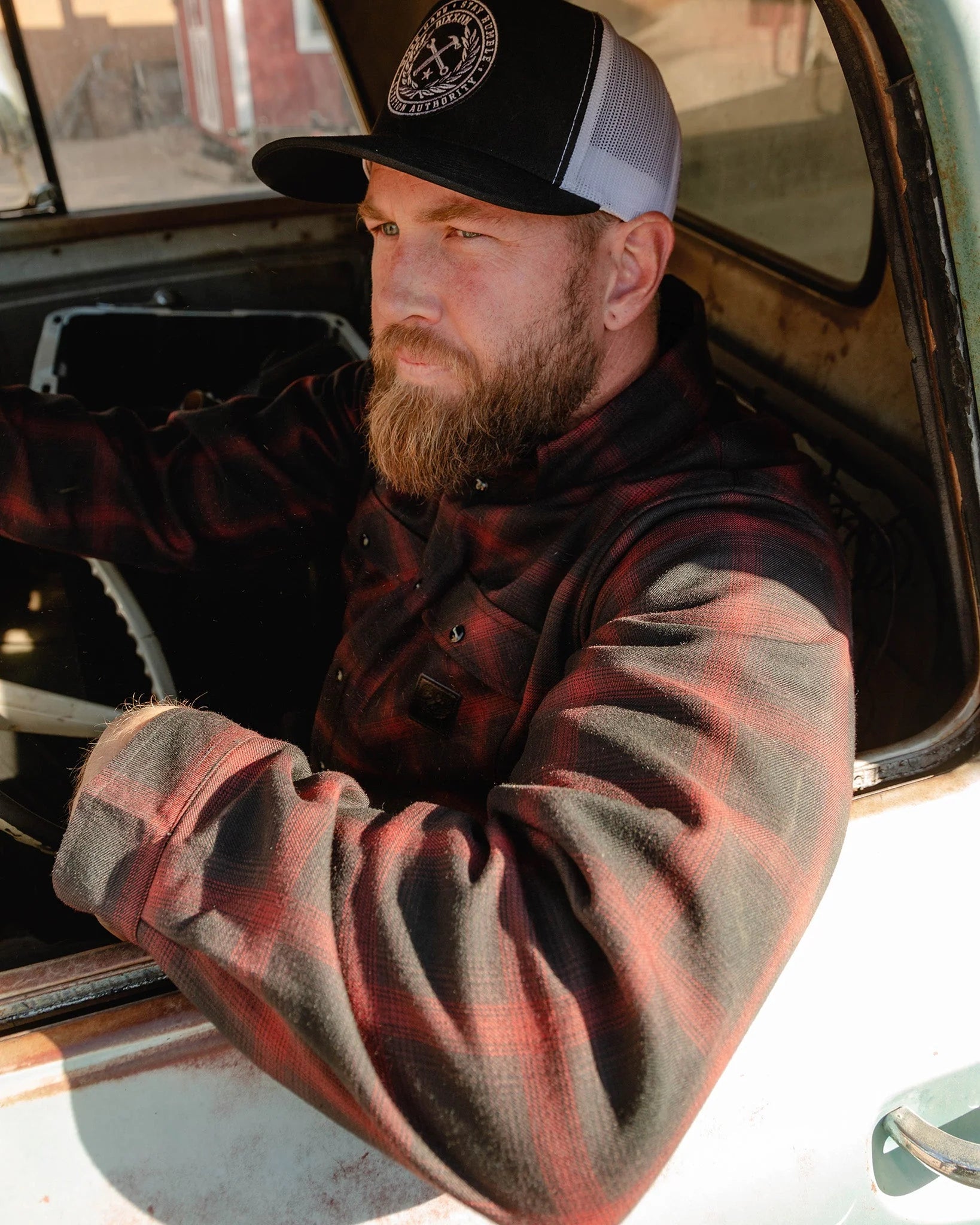 MENS RESTORATION SHERPA FLANNEL JACKET | Dixxon