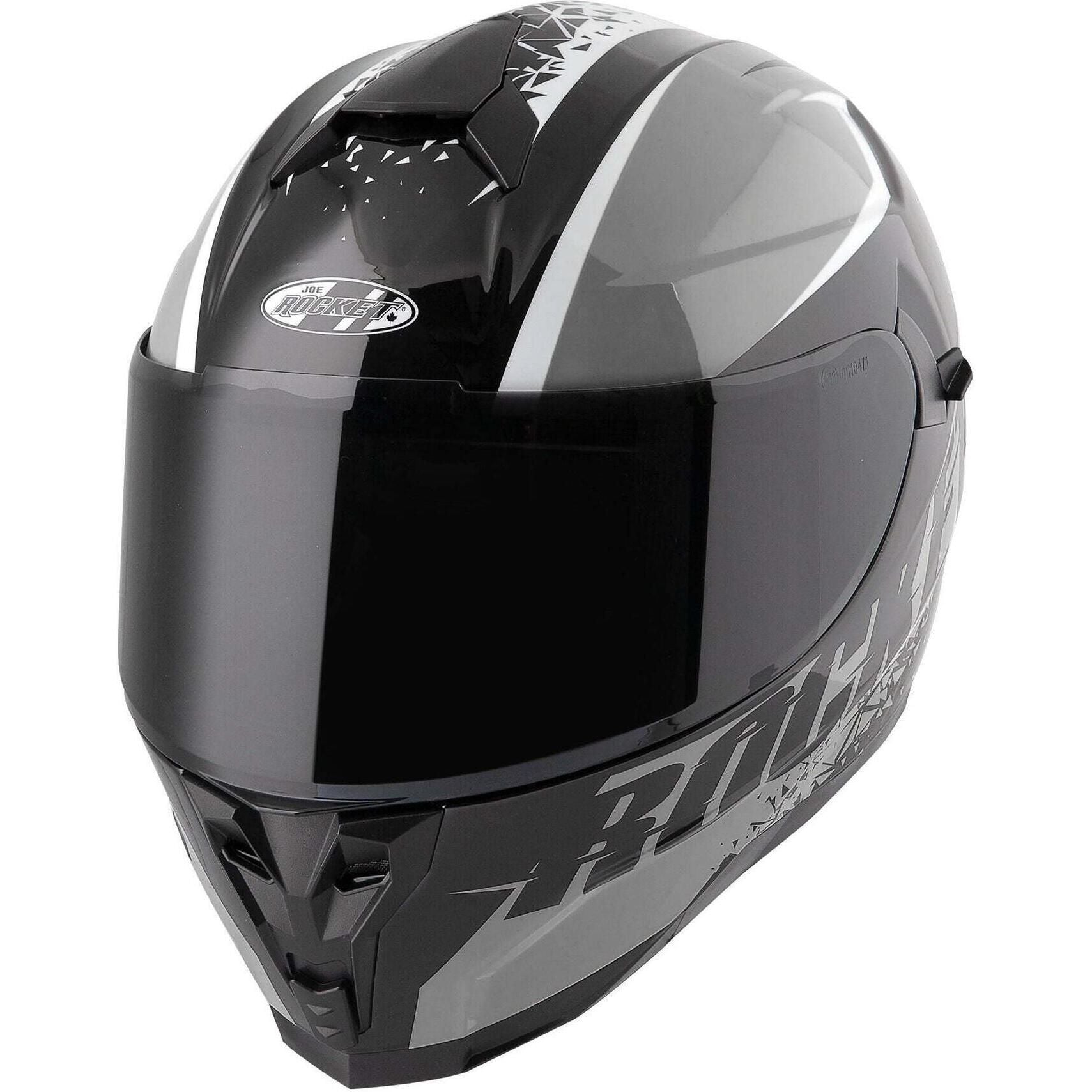 ADULT RKT 200 BLASTER FULL FACE HELMET (Charcoal) | Joe Rocket