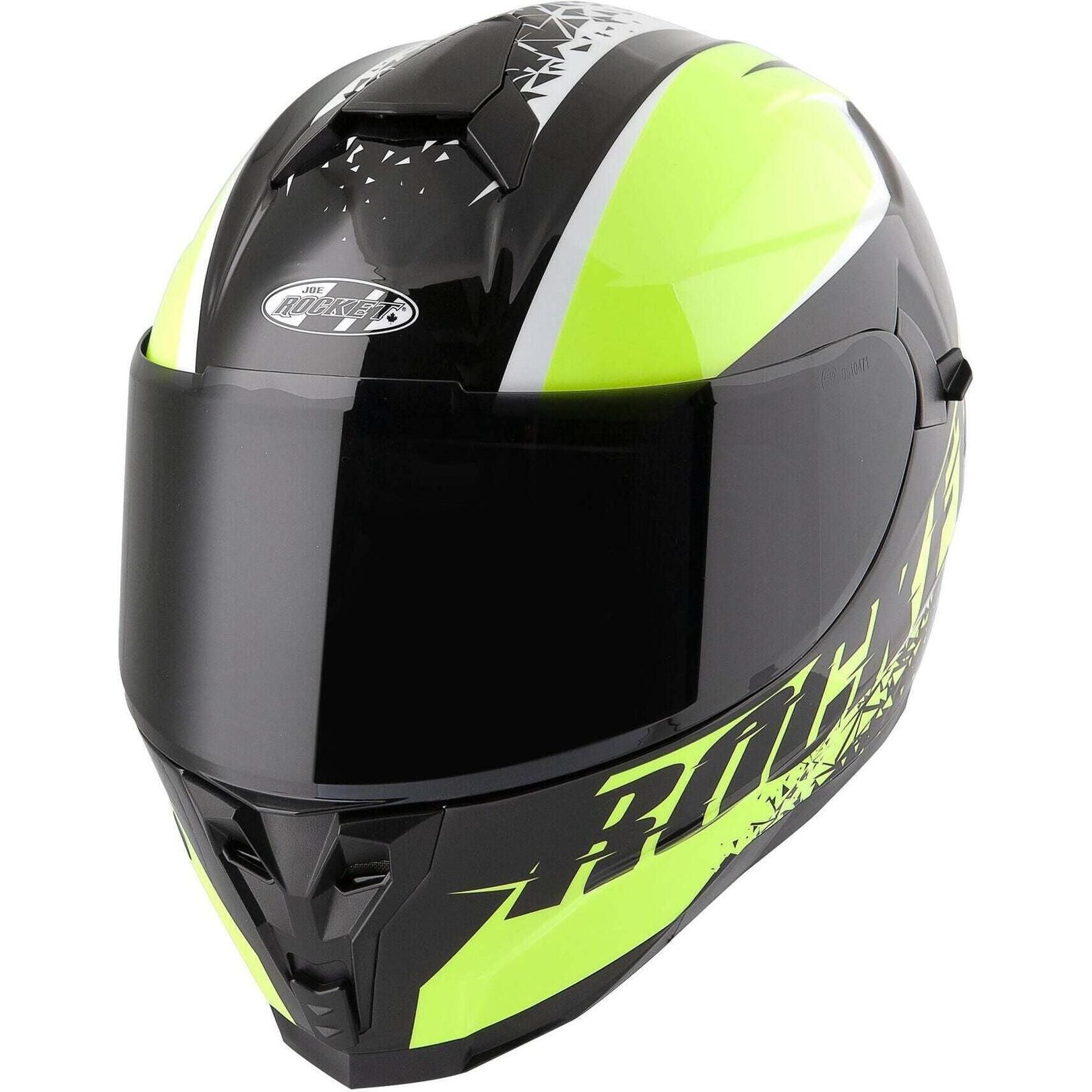 ADULT RK200 BLASTER FULL FACE HELMET (Hi-Vis) | Joe Rocket