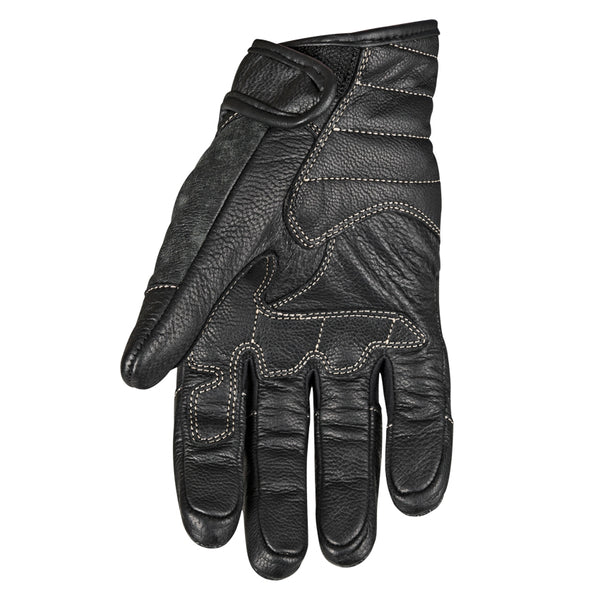 RUST AND REDEMPTION LEATHER GLOVES (Black) | Speed and Strength