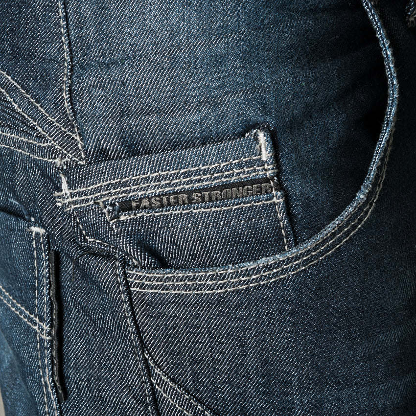 RUST AND REDEMPTION ARMOURED JEANS (Blue) | Speed and Strength