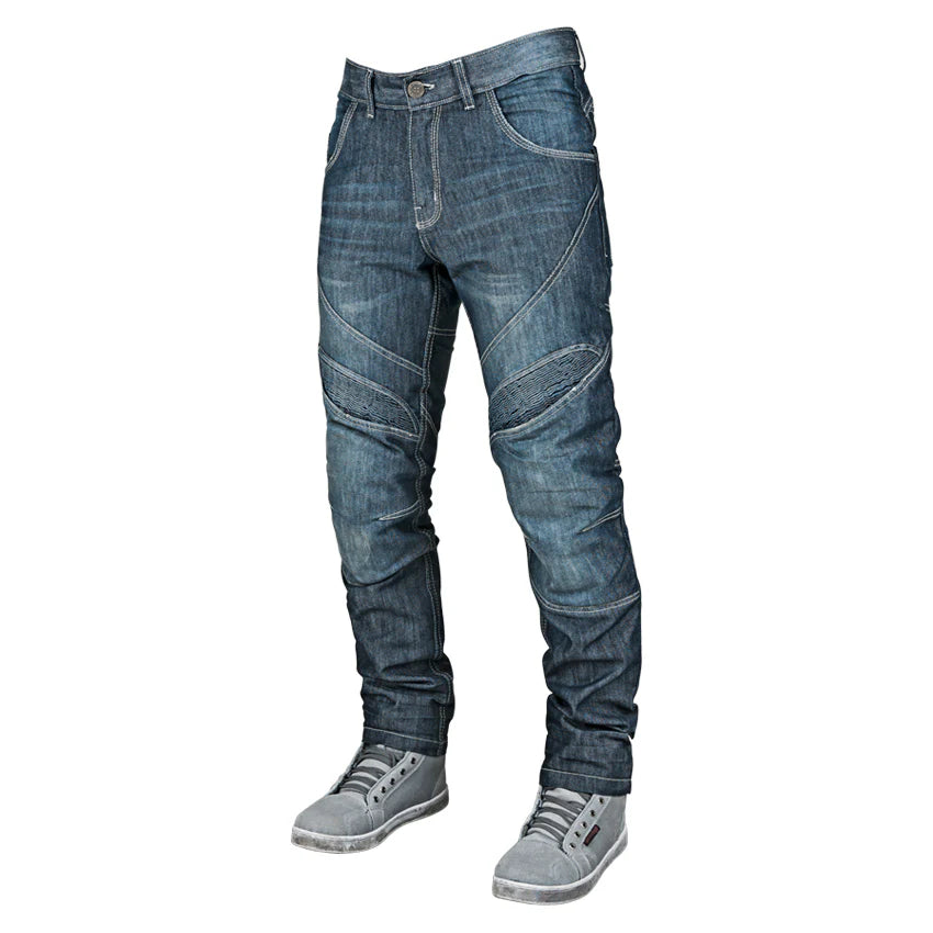 RUST AND REDEMPTION ARMOURED JEANS (Blue) | Speed and Strength