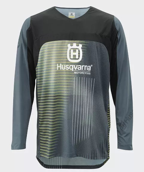 RAILED JERSEY (Grey) | Huspvarna