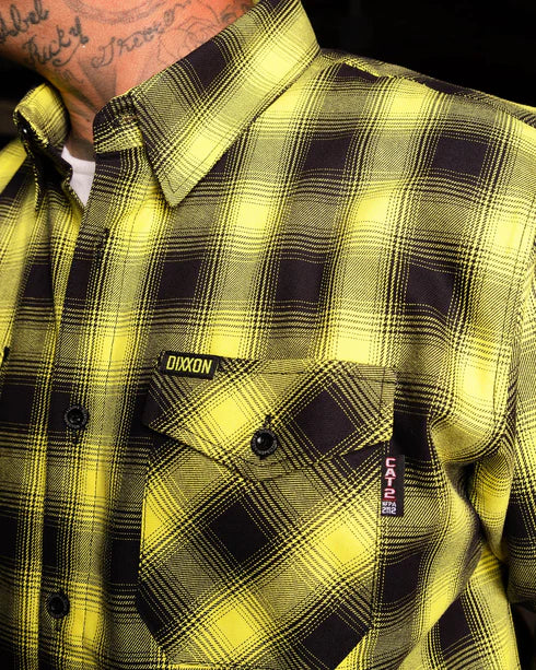 SAFETY INSPECTOR FLANNEL (Yellow) | DIXXON