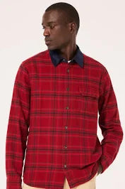 MEN'S BEAR COZY FLANNEL 2.0 (Iron Red Check) | Oakley