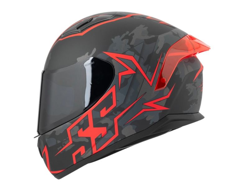 ADULT SS750 MOMENT OF TRUTH FULL FACE HELMENT (White/Black) | Speed and Strenght